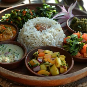 Sri Lankan Rice & Curry (Veg)